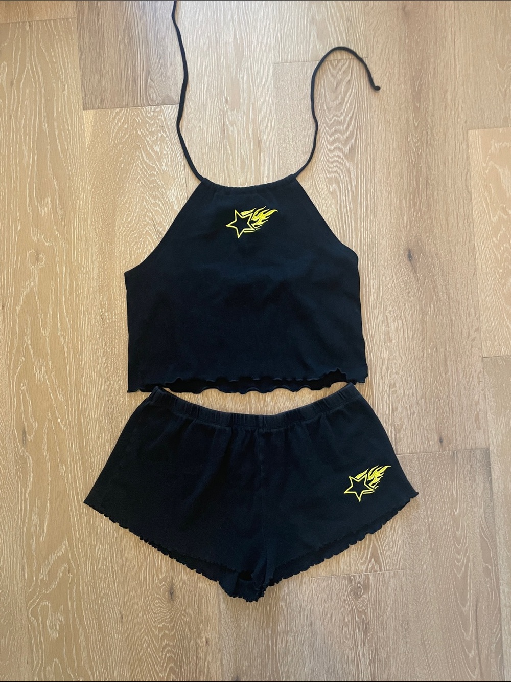 CLUB EXX 2 piece halter top lounge set